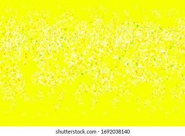 Light Green, Red vector abstract design with leaves. leaves on elegant natural pattern with gradient. New design for your business.