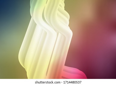 Diseño difuminado abstracto de vectores de color verde claro. Ilustración abstracta brillante con diseño degradado. Diseño inteligente para su trabajo.