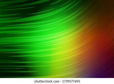 Light Green, Red vector abstract layout. Modern abstract illustration with gradient. New style design for your brand book.