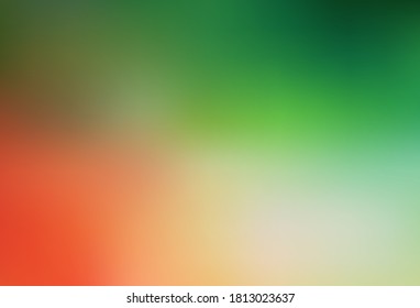 Light Green  Red vector abstract layout  New colored illustration in blur style and gradient  The best blurred design for your business 