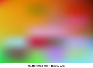 Light Green, Red vector abstract blurred layout. Modern abstract illustration with gradient. Completely new design for your business.