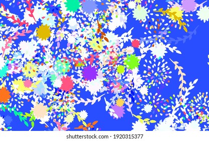 Light Green, Red vector abstract background with flowers, roses. Modern abstract illustration with flowers. Textured pattern for websites, banners.