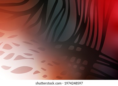 Light Green, Red vector abstract blurred background. Glitter abstract illustration with gradient design. Smart design for your work.