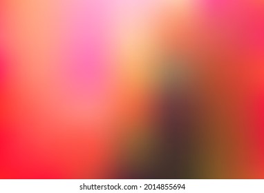 Light Green, Red vector abstract bokeh pattern. Creative illustration in halftone style with gradient. Brand new style for your business design.