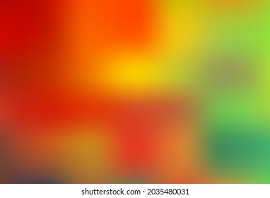 Light Green, Red vector abstract blurred template. Colorful illustration in blurry style with gradient. Template for cell phones.