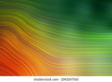 Light Green, Red vector abstract layout. New colored illustration in blur style with gradient. New style design for your brand book.