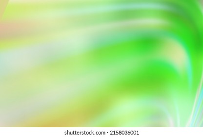 Light Green, Red vector abstract blurred layout. Creative illustration in halftone style with gradient. Background for designs.