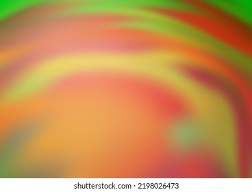 Light Green, Red vector abstract template. A vague abstract illustration with gradient. The background for your creative designs.