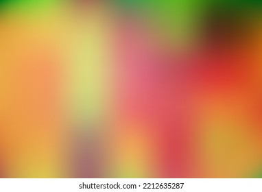 Light Green, Red vector abstract template. A completely new color illustration in a bokeh style. Brand new style for your business design.