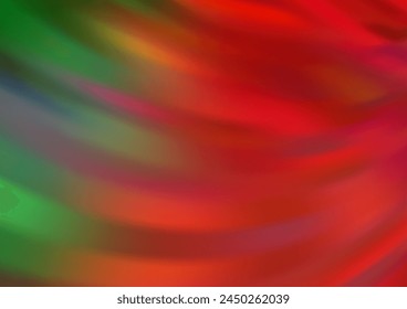 Light Green, Red vector abstract blurred template. Colorful abstract illustration with gradient. The elegant pattern for brand book.