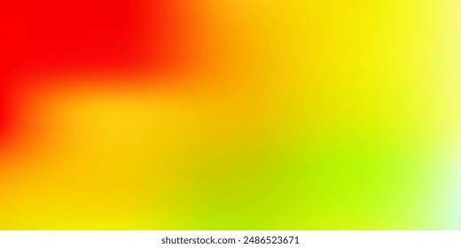 Light green, red vector abstract blur template. Modern elegant blur illustration with gradient. Background for web designers.