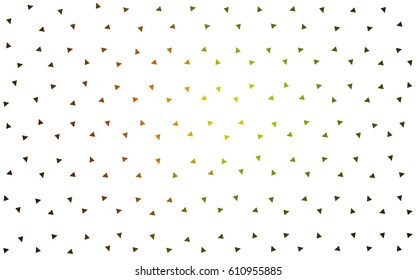 Light Green, Red vector abstract colorful background, which consist of triangles. Pattern with colored triangles on white background.