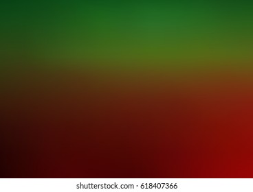 Light Green, Red vector abstract blurred background. Blurry abstract design. The textured pattern can be used for background. 