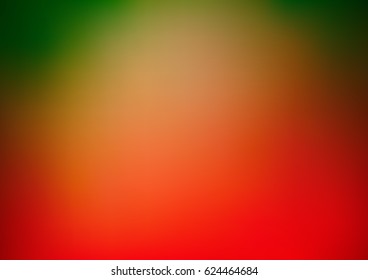 Light Green, Red vector abstract pattern. A vague abstract illustration with gradient. The completely new template can be used for your brand book.