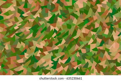 Light Green, Red vector abstract colorful background, which consist of triangles