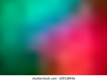 Light Green, Red vector abstract blurred pattern. A vague abstract illustration with gradient. Brand-new design for your business.