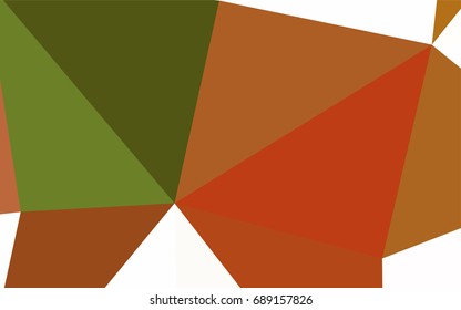 Light Green, Red vector abstract colorful background, which consist of triangles. Pattern with colored triangles on white background.