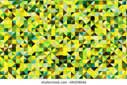 Light Green, Red vector abstract polygonal pattern. Glitter abstract illustration with an elegant design. Brand-new design for your business.