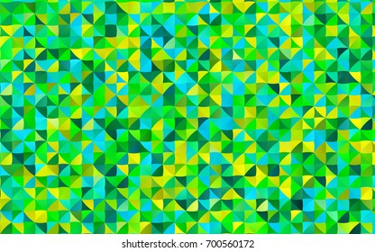 Light Green, Red vector abstract mosaic pattern. Creative geometric illustration in Origami style with gradient. The elegant pattern can be used as part of a brand book.