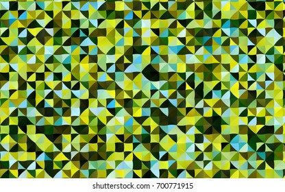 Light Green, Red vector abstract mosaic template. Glitter abstract illustration with an elegant design. Brand-new design for your business.