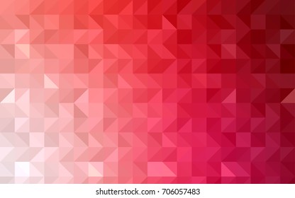 Light Green, Red vector abstract polygonal pattern. Geometric illustration in Origami style with gradient.  A new texture for your design.