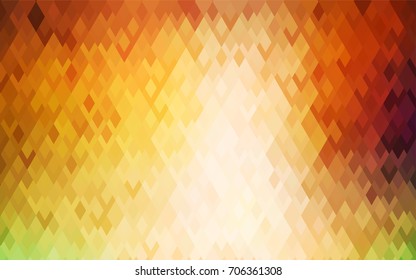 Light Green, Red vector abstract textured polygonal background. Blurry rectangular design. The pattern with repeating rectangles can be used for background.