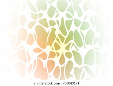 Light Green, Red vector abstract doodle background. Creative illustration in blurred style with doodles and Zen tangles. The template can be used as a background for cell phones.