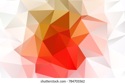 Light Green, Red vector abstract mosaic background. A completely new color illustration in a vague style. Brand-new design for your business.