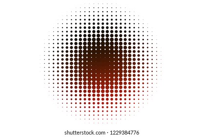 Light Green, Red vector backdrop with dots. Abstract illustration with colored bubbles in nature style. Design for business adverts.