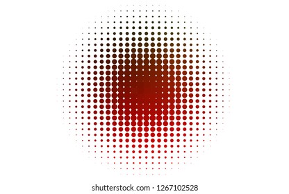 Light Green, Red vector backdrop with dots. Abstract illustration with colored bubbles in nature style. Design for posters, banners.