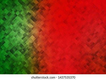 Light Green, Red vector backdrop with rectangles, squares. Beautiful illustration with rectangles and squares. Pattern can be used for websites.