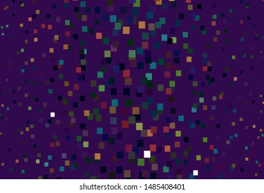 Light Green, Red vector backdrop with rhombus. Abstract gradient illustration with rectangles. Best design for your ad, poster, banner.