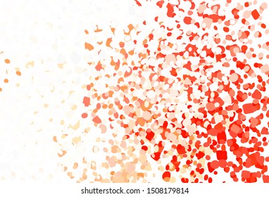 Light Green, Red vector backdrop with memphis shapes. Decorative design in abstract style with random forms. Elegant design for wallpapers.