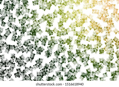 Light Green, Red vector backdrop with memphis shapes. Illustration with colorful gradient shapes in abstract style. Simple design for your web site.