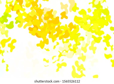 Light Green, Red vector backdrop with memphis shapes. Modern abstract illustration with colorful random forms. Best smart design for your business.