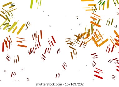 Light Green, Red vector backdrop with long lines. Blurred decorative design in simple style with lines. Pattern for websites, landing pages.