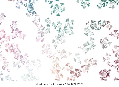 Light Green, Red vector backdrop with memphis shapes. Decorative design in abstract style with random forms. Best smart design for your business.