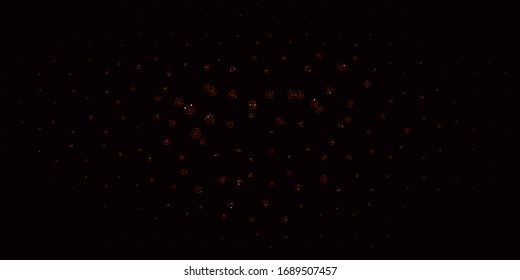 Light Green, Red vector backdrop with xmas snowflakes. Abstract gradient colorful snowflakes and snow elements. New year websites pattern.