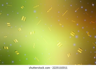 Light Green, Red vector backdrop in holiday style. A colorful design in Christmas style with gradient. Pattern for booklets, leaflets of education.