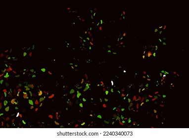 Light Green, Red vector backdrop with abstract shapes. Modern abstract illustration with colorful random forms. Simple design for your web site.