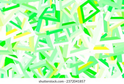 Light Green, Red vector backdrop with memphis shapes. Illustration with colorful gradient shapes in abstract style. Simple design for your web site.