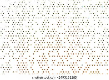 Verde claro, fondo de Vector rojo con puntos. Diseño decorativo borroso en estilo abstracto con burbujas. Patrón de agua, gotas de lluvia.