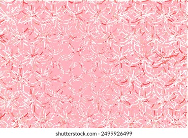 Light green, red vector backdrop with dots. Illustration with set of shining colorful abstract circles. Pattern for ads, leaflets.