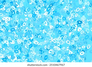 Light Green, Red vector backdrop with dots. Glitter abstract illustration with blurred drops of rain. Pattern for beautiful websites.