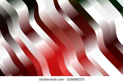 Light Green, Red vector background with liquid shapes. An elegant bright illustration with gradient. Brand-new design for your ads, poster, banner.