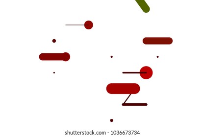 Light Green, Red vector background with straight lines. Blurred decorative design in simple style with lines. The pattern can be used for websites.