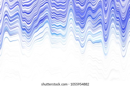 Light Green, Red vector background with bent ribbons. Shining crooked illustration in marble style. Pattern for your business design.
