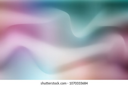 Light Green, Red vector background with liquid shapes. Geometric illustration in marble style with gradient.  A completely new memphis design for your business.