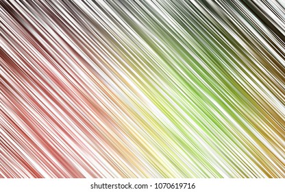 Light Green, Red vector background with straight lines. Shining colored illustration with narrow lines. The pattern can be used for websites.