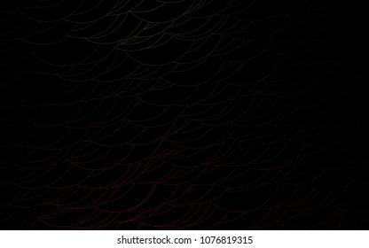 Light Green, Red vector  background with dots. Modern abstract illustration with colorful water drops. The pattern can be used for aqua ad, booklets.
